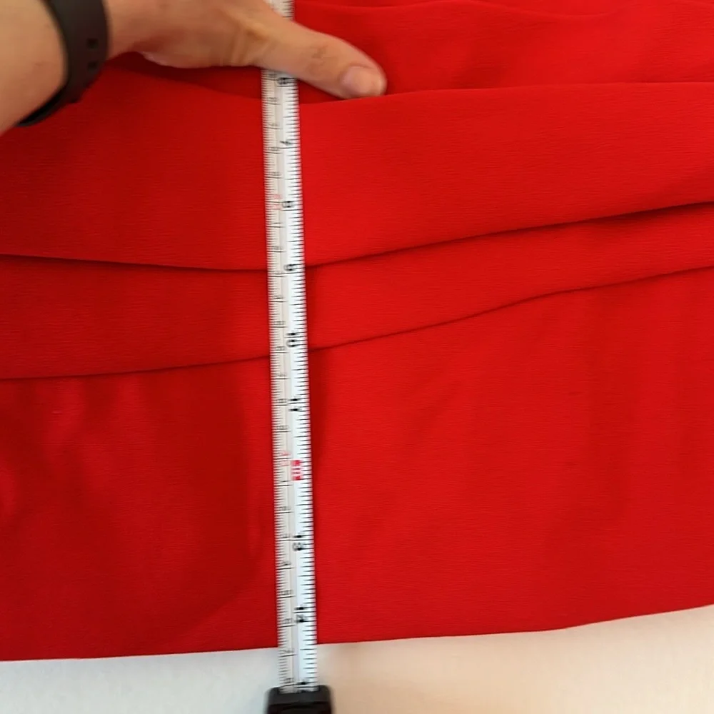 Red mini skirt by Maje - Picture 6 of 7